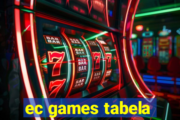 ec games tabela